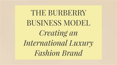 burberry claim revealed 번역|Burberry business model.